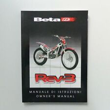 Beta Rev 3 Bedienungsanleitung Manual Manuale di Istruzioni Owners Manual  A5284