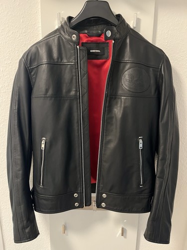 Diesel herren biker lederjacke - herren, biker-lederjacke