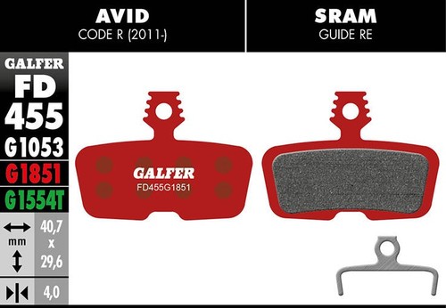 Galfer advanced bremsbelag - advanced,