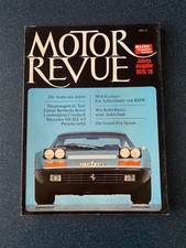 MOTOR REVUE  Auto Motor und