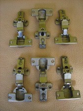 6 Stück Topfband  Topfscharnier - 110° - Eckanschlag - ohne Dämpfer - gebraucht