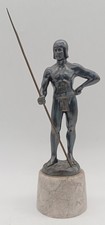 Statue krieger mit speer - statue,