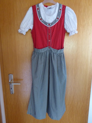 Teiliges dirndl rot - dirndl, (rot,