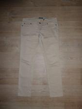 ONLY CORAL SUPER LOW leichte Skinny Jeans Stretch Hüftig Beige Gr.42 L30 **TOP**