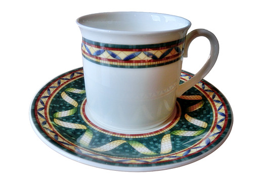 Kaffeetasse mit untertasse - kaffeetasse,