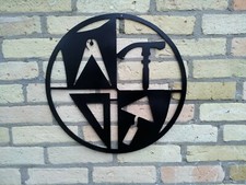 Maurer das Zunftzeichen aus