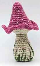 Pilz gehäkelt verziert
