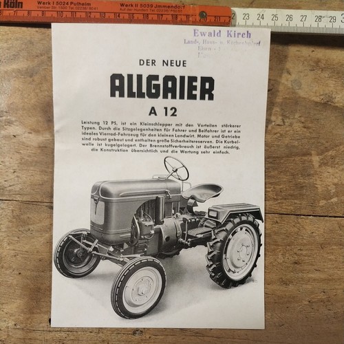 Allgaier porsche schlepper - allgaier,