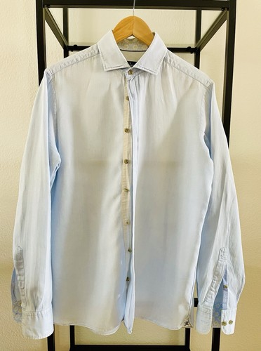 Hackett leinen baumwolle hemd - baumwolle,