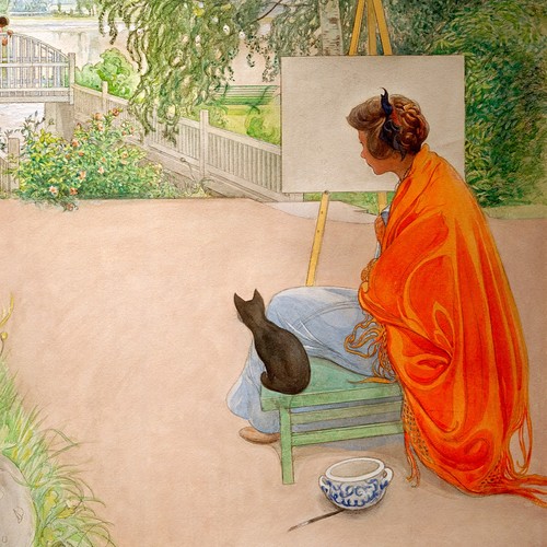 Carl larsson druck brücke - -,