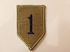 Army Abzeichen Patch der 1 Infantry Division original guter Zustand gebraucht