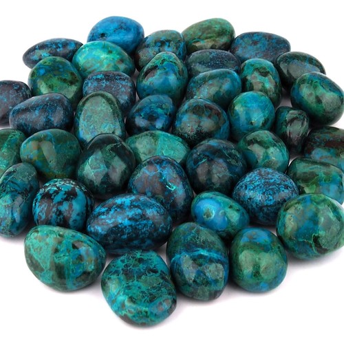 Chrysokoll trommelsteine - chrysokoll,