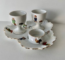 Eierbechertablett Eierbecher Tablett ca. 1900  (Ta9) - M Z Austria