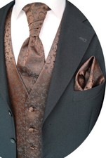 Hochzeitsweste mit Plastron