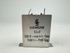Siemens MP Elko 0,1uf 500V Kondensator Vintage neu High End Audio Klangfilm