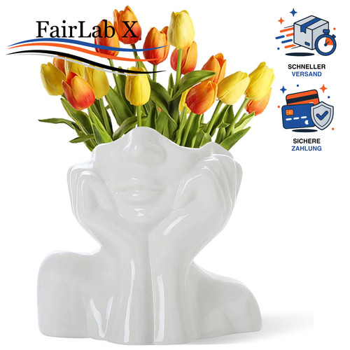 Gesicht vase keramik - vase,