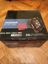 Kicker S8L7 Solo-Baric 20cm Auto Subwoofer 900W DVC Bass