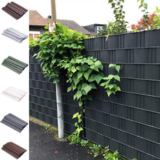 PVC Klemmschienen Befestigungsclips für Zaun Sichtschutzstreifen wetterfest UV