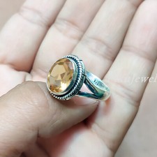 Citrin Topas Edelstein 925