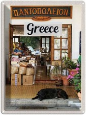 Blechschild 40x30 cm Greece