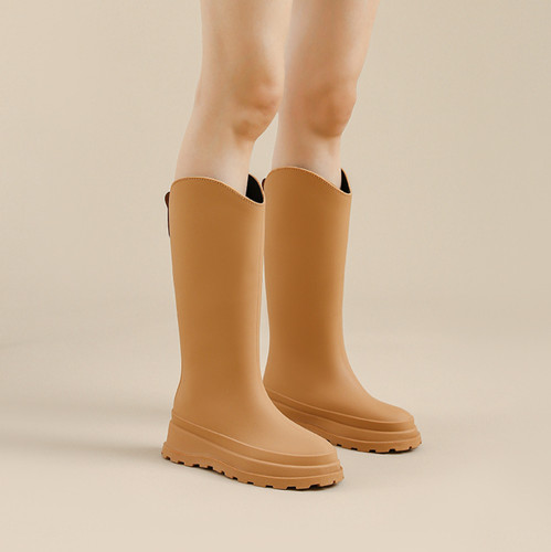 Hoch oben damen gummistiefel - oben,