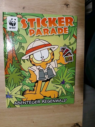 Garfield sticker parade wwf - sticker,