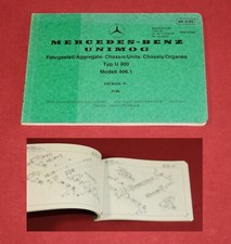 Ersatzteilliste Mercedes Unimog U 900 , Typ 406.1 Fahrgestell