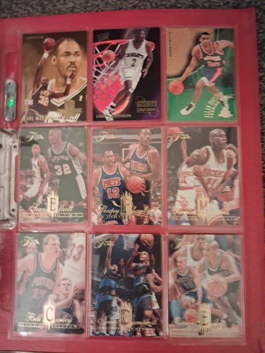 Basketballsammelkarten aus den
