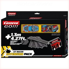Carrera GO 71605 Ausbauset GT Racer (4x Gerade 342mm / 2x Auto / Tunnel) 1:43