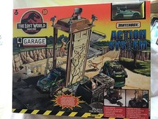 MATCHBOX JURASSIC PARK - THE LOST WORLD GARAGE GIFT SET - SEALED - RARE!