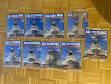 Hachette Hefte 101- 109 verschweisst Bausatz BISMARCK 1:200