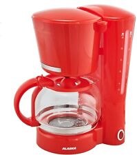Alaska CM2209DSR Kaffeemaschine Schwenk Filter 1x4 1,25L Glaskanne 870W RED