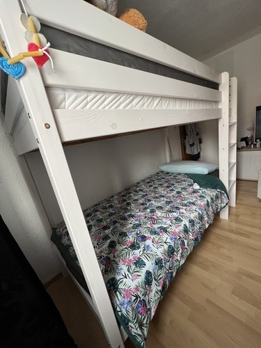 Hochbett mit rutsche - hochbett,