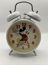  Disney Mickey Mouse Wecker, Digi Tech, Analog, weiß, Voll funktionstüchtig