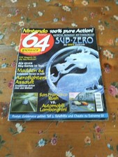 64 Power 1/98 Nintendo N64 Magazin Mortal Kombat, Madden 64,Aerofighters Assault