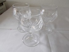3x  Peill + Putzler Cognac Gläser  Serie  Diana h 12,5 cm