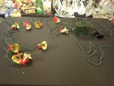 Mr. Christmas Holiday Innovation Bells Of Christmas 1990 10 Glocken Gold Licht