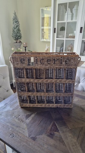 Rustic rattan gewürzregal - ☆,