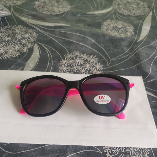 Schwarz neon rot partybrille - neon,