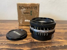 Nikon Series-E 50mm F/1.8 Pancake Objektiv, analog, guter Zustand