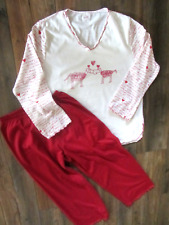 Schlafanzug 44/42 - Rot-Weiß