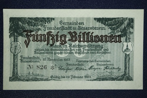 Billionen mark 2 1923 - mark, 29.2.1923