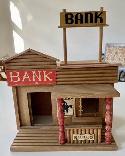 Ddr westernhaus bank cowboy - bank,