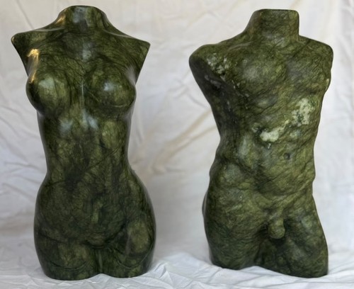 Stein skulptur set couple - stein,
