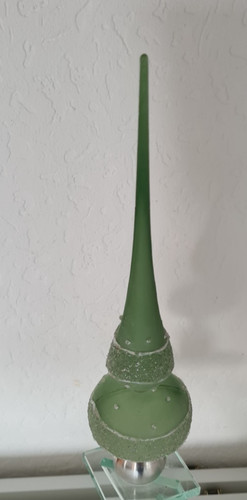 Tannenbaumspitze glas grün - ,