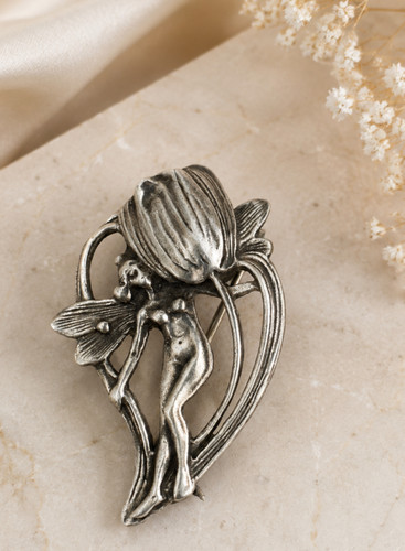 Jugendstil brosche klassiker - brosche,