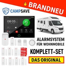 CAMPSAVE™ Alarmanlagen Set für Wohnmobil & Wohnwagen GSM LTE Funk Sirene kabello