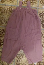 ZARA Baby Latzhose braunrosa