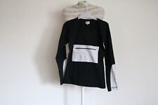 Langarmshirt Gr. S Von Wrap Schwarz Weiß Vintage Retro Cyber 
