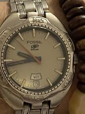 Fossil Blue Day Date Quartz